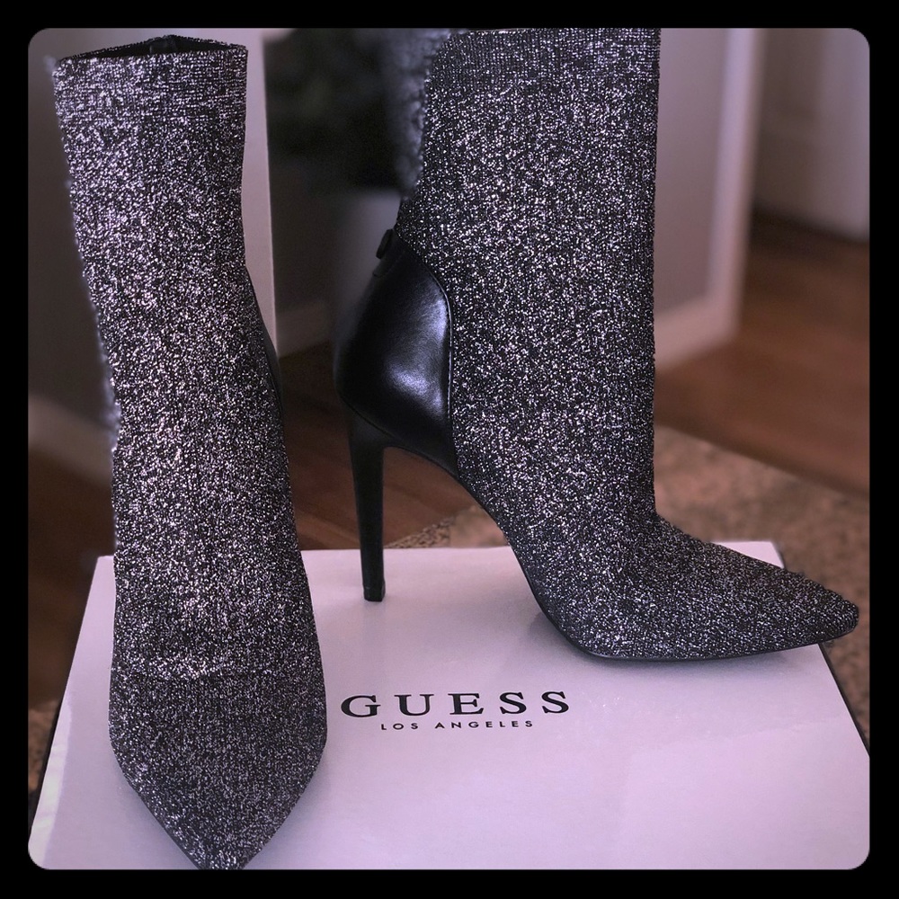 BRAND NEW never worn Guess sock booties!